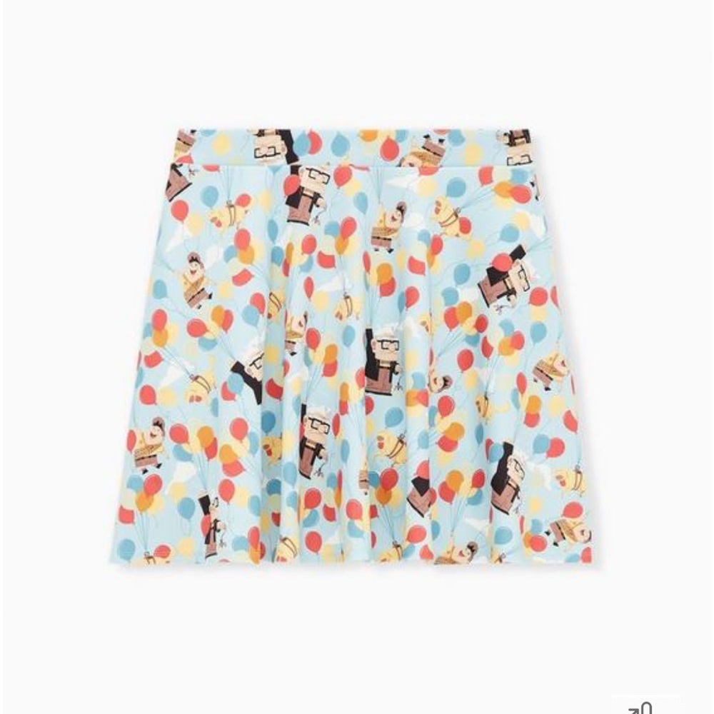 Torrid Disney Pixar Up Blue Skirt 5x